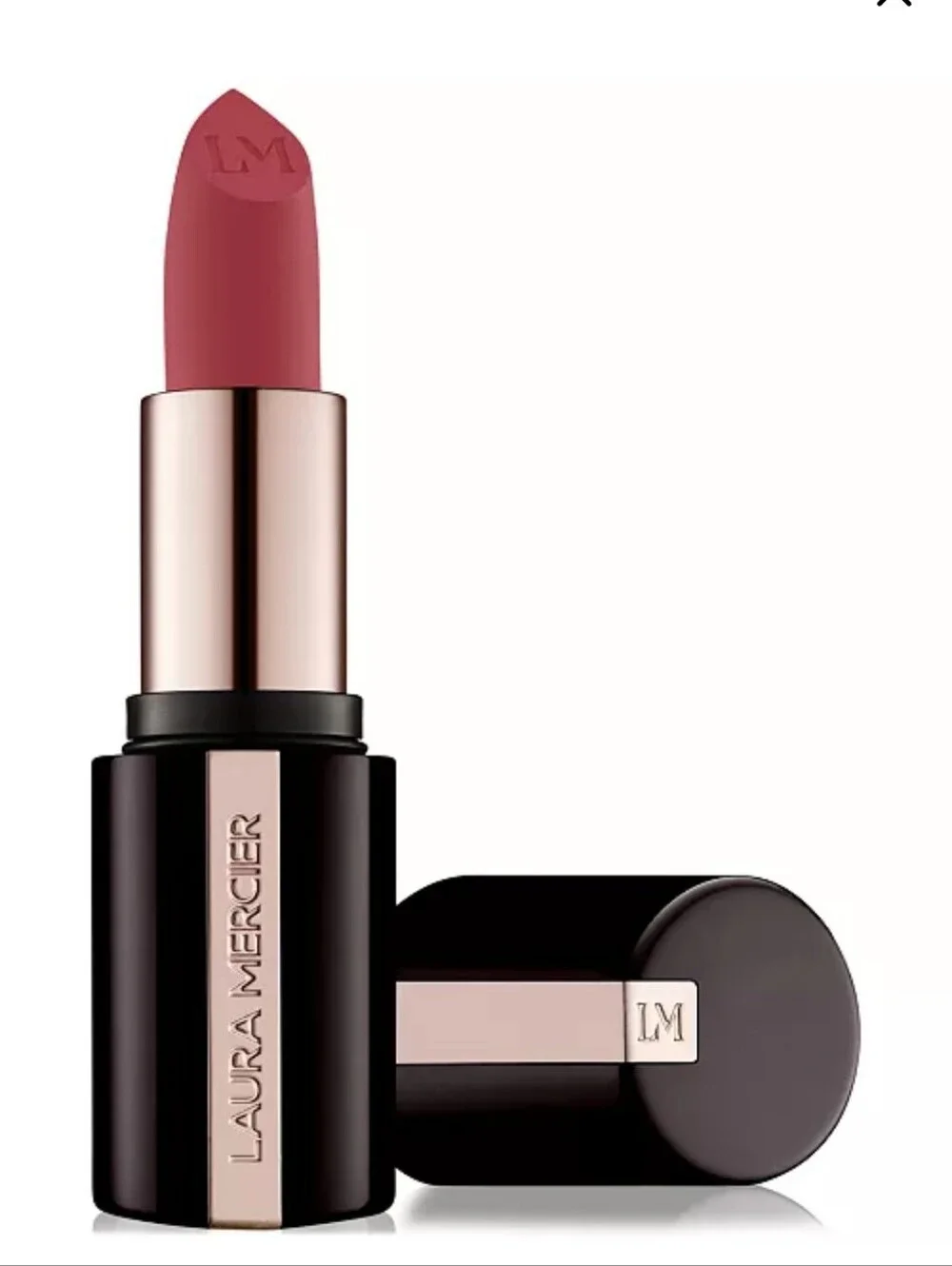 🌺Laura Mercier Pink Tulle Caviar Smoothing Matte Lipstick Transfer Proof